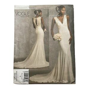 Vogue Sewing Pattern Bridal Original V1023 SizeD 12 14 16 FF Uncut Complete 2008